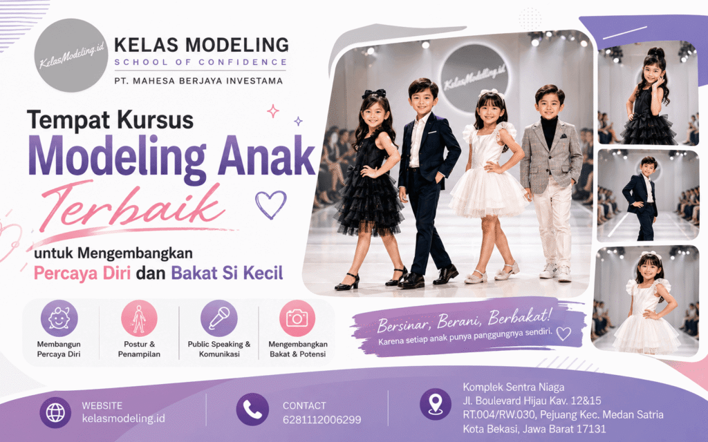 Tempat Kursus Modeling Anak Terbaik